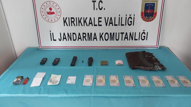 Kırıkkalede üzerinde uyuşturucu ele geçirilen kişi gözaltına alındı
