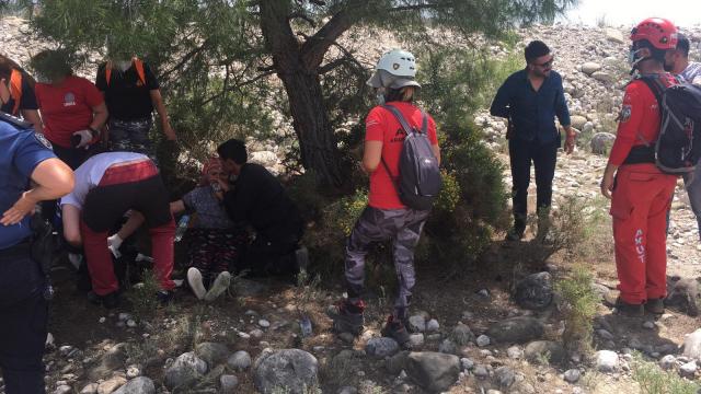 Muğlada dört gündür haber alınamayan kadın derenin kenarında bulundu