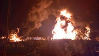 Afganistan'da akaryakıt istasyonunda patlama