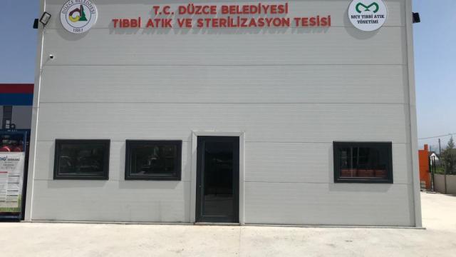 Düzcede hizmete giren tesiste saatte 1 ton tıbbi atık bertaraf edilebilecek