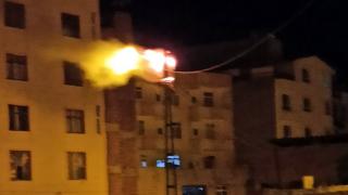 Şanlıurfa'da elektrik direğinde patlama