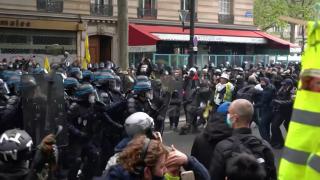 Fransa'da olaylı 1 Mayıs: 22 kişi gözaltına alındı