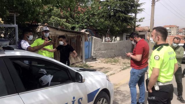 Kırıkkalede "tam kapanma"yı ihlal edenler için "şok denetim" uygulaması