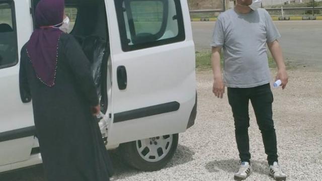 Kırıkkalede Covid-19 testi pozitif çıkan kadınla temaslı eşi yol uygulamasında yakalandı