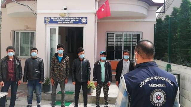 Yurda yasa dışı yollardan giren 9 Afganistanlı yakalandı