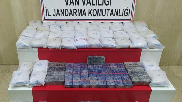 Vanda 83 kilogram uyuşturucu ele geçirildi