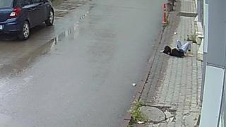 Korkuluklara çıkan çocuk balkondan böyle düştü