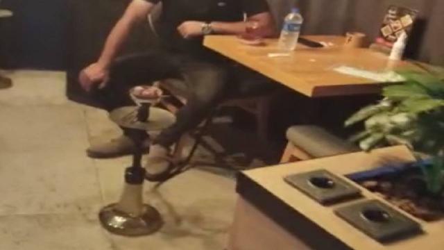 Kısıtlamada nargile kafeye baskın: 17 kişiye para cezası