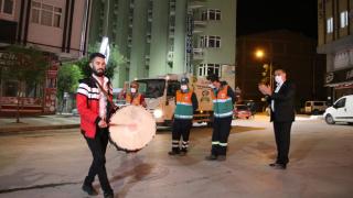 Elazığ'ın "Sahur Alayı", tam kapanmanın gölgesinde geçti