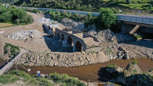 Muğladaki tarihi Sarıçay Köprüsü restore ediliyor