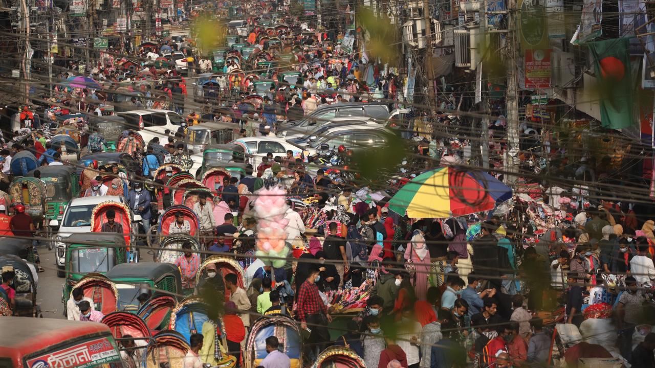 En kalabalık ülkelerin dünya nüfusundaki tahmini payı (2021)