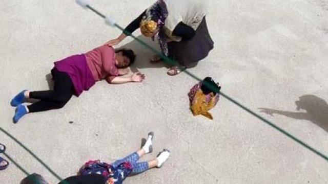 Gelin-görümce dengesini kaybedip balkondan düştü