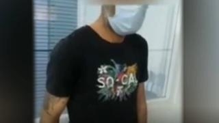 Kısıtlamayı ihlal eden kişinin maskesinden uyuşturucu çıktı