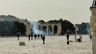 Mescid-i Aksa'da İsrail şiddeti