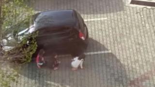 Polisten saklanan çocuklar emniyetin misafiri oldu