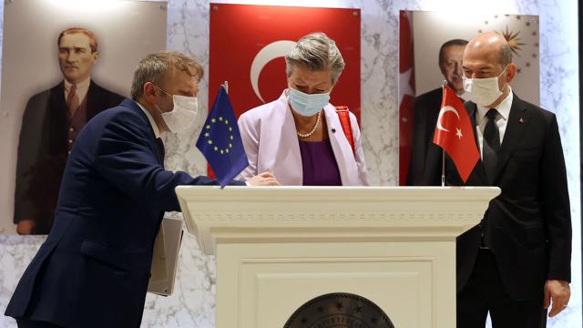 Bakan Soylu, Ylva Johanssonı kabul etti