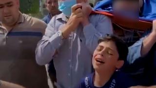 Filistinli çocuğun son vedası: Babacığım, Allah sana kolaylık versin