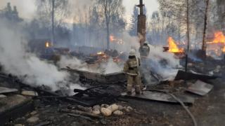 Kazakistan'da ormanda çıkan yangın kente sıçradı