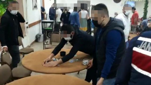 Kumar oynadığı tespit edilen 44 kişiye, 166 bin 839 bin TL ceza kesildi