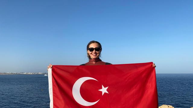 Dünya Serbest Dalış Rekortmeni Şahika Ercümen Mısırda Türkiye rekoru kırdı