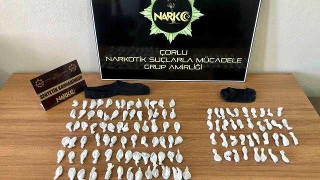 Tekirdağda uyuşturucu operasyonu: 1 gözaltı
