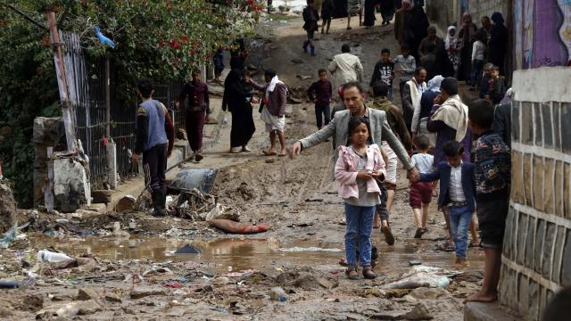 Yemendeki sel felaketlerinde 41 bin kişi zarar gördü
