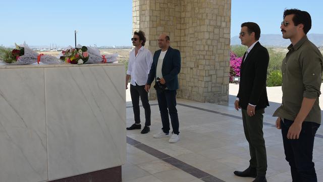 'Bir Zamanlar Kıbrıs' oyuncularından anlamlı ziyaret