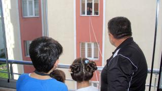 Ardahan'da binadan binaya makaralı sistemle şeker toplandı