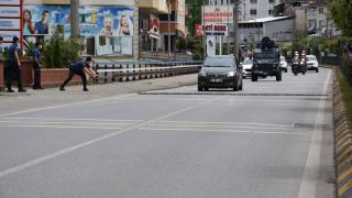 Trabzon'da silahlı soygun tatbikatı