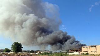 Antalya'da depo yangını
