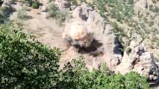 7 teröristin etkisiz hale getirildiği operasyondan görüntüler