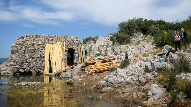 Roma dönemine ait taş hamam restore ediliyor