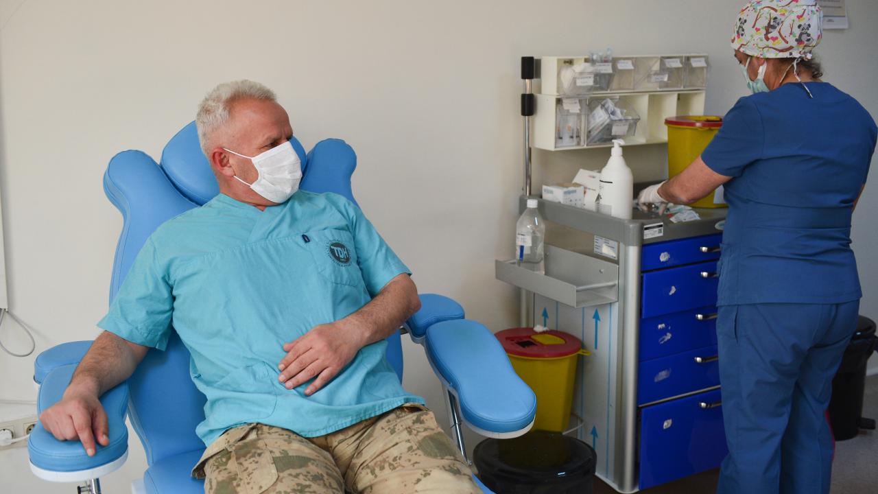 Kentin yarısı aşı oldu