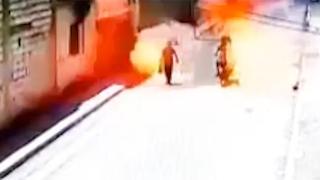 Cerablus'ta bombalı terör saldırısı kamerada