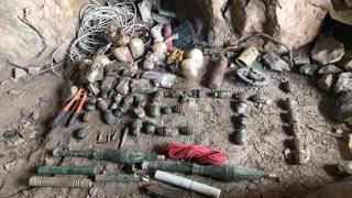 Pençe Operasyonları'nda tespit edilen mağara imha edildi