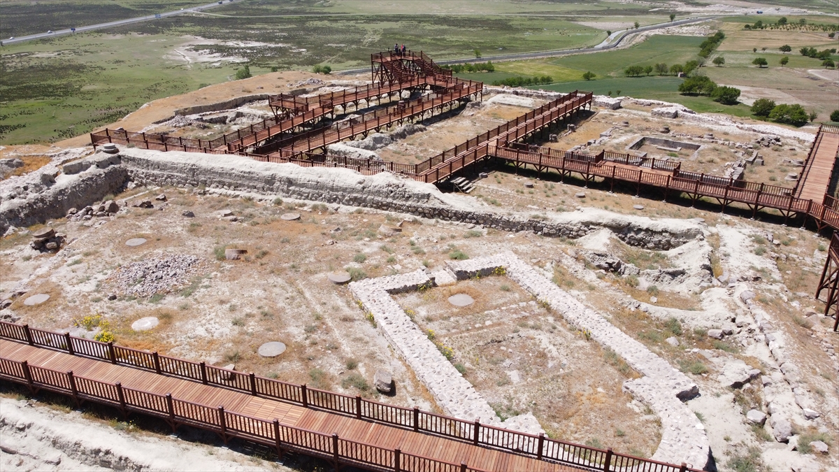 Kaledeki kazılar geçen yıl tamamlandı