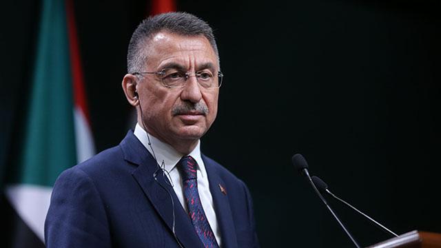 Fuat Oktaydan şehit polis memuru için başsağlığı mesajı