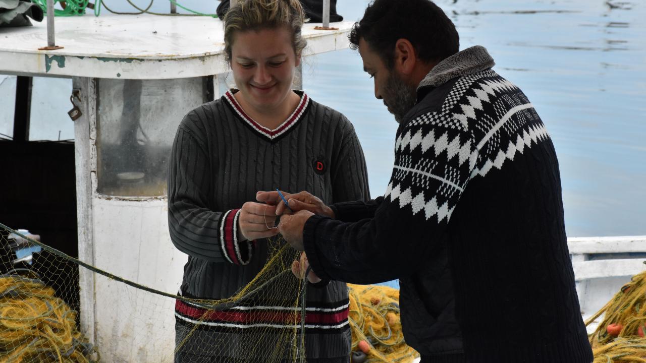 Üren, bu dönem sezon boyunca zarar gören ağların bakımını yaptıklarını aktardı.