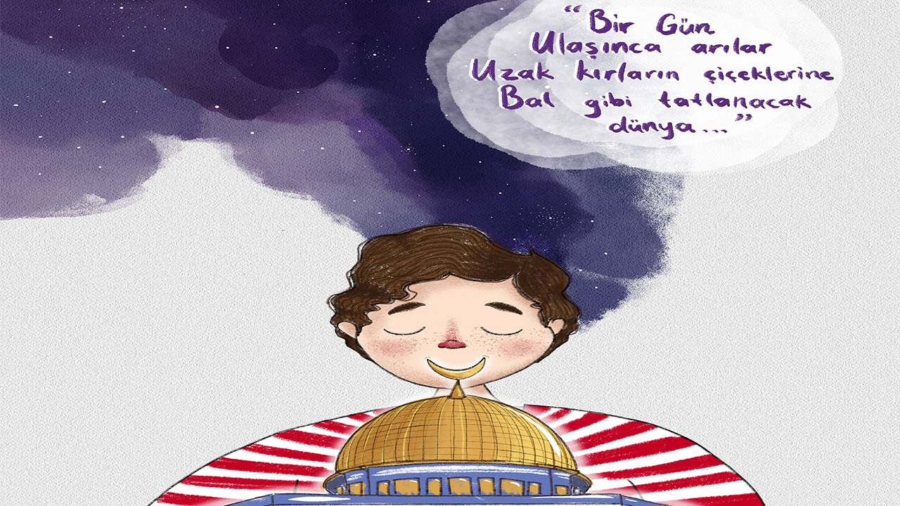 Ramazan ayında Kudüs`te işgale rağmen gençlerin gülümseyen fotoğraflarından etkilendiğini ifade eden Demir,