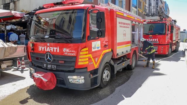 İstanbulda bir binada yangın çıktı