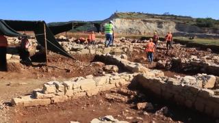 Maden sahasından tarih çıktı