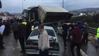 Anadolu Otoyolu'nda zincirleme kaza