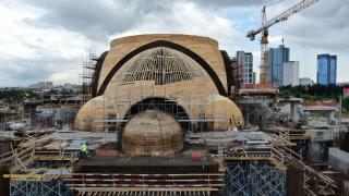 Barbaros Hayrettin Paşa Camii inşaatının yüzde 75'i tamamlandı