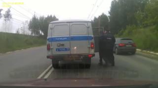 Sıkışan trafikteki firar kısa sürdü