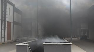 Ankara'da kimyasal madde üreten iş yerinde yangın