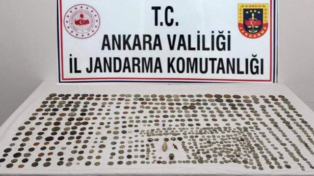 Ankarada 718 parça tarihi eser ele geçirildi