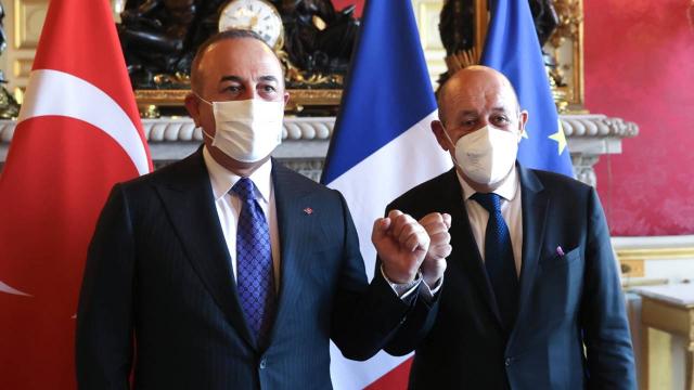 Fransadan Çavuşoğlu-Le Drian görüşmesine ilişkin açıklama