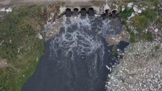 Ergene Nehri can çekişiyor