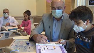 Tedavi sürecindeki çocuklara hastanede yüz yüze eğitim