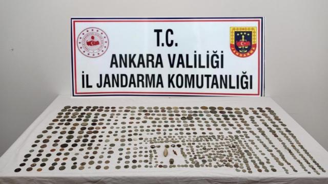 Ankarada 718 parça tarihi eser ele geçirildi